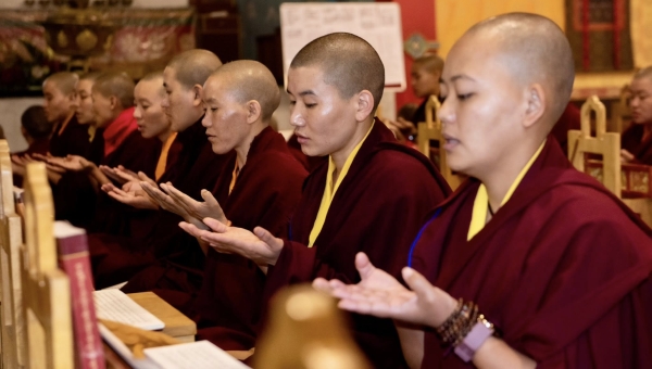 The Gyalwang Karmapa Presides over the Second Day of the Tara Ritual